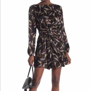 A.L.C Freja palm silk dress size 8